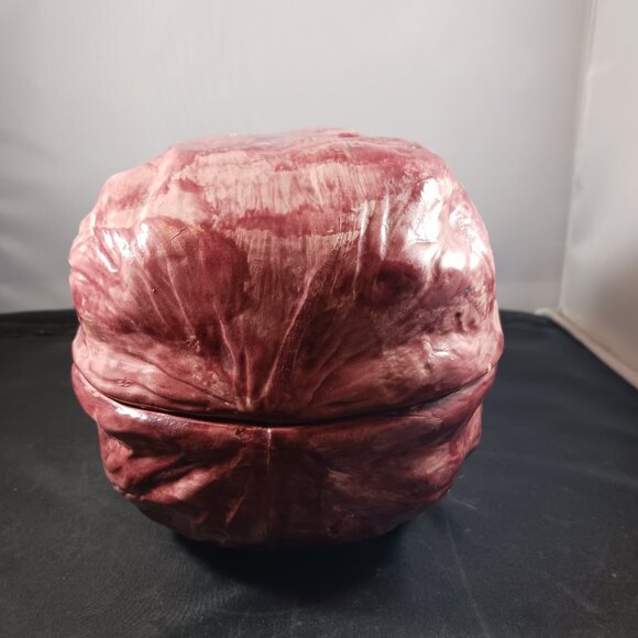 Vintage 80's Walnut Shaped Ceramic Nut Cookie Jar with Lid RARE - Picture 12 of 14